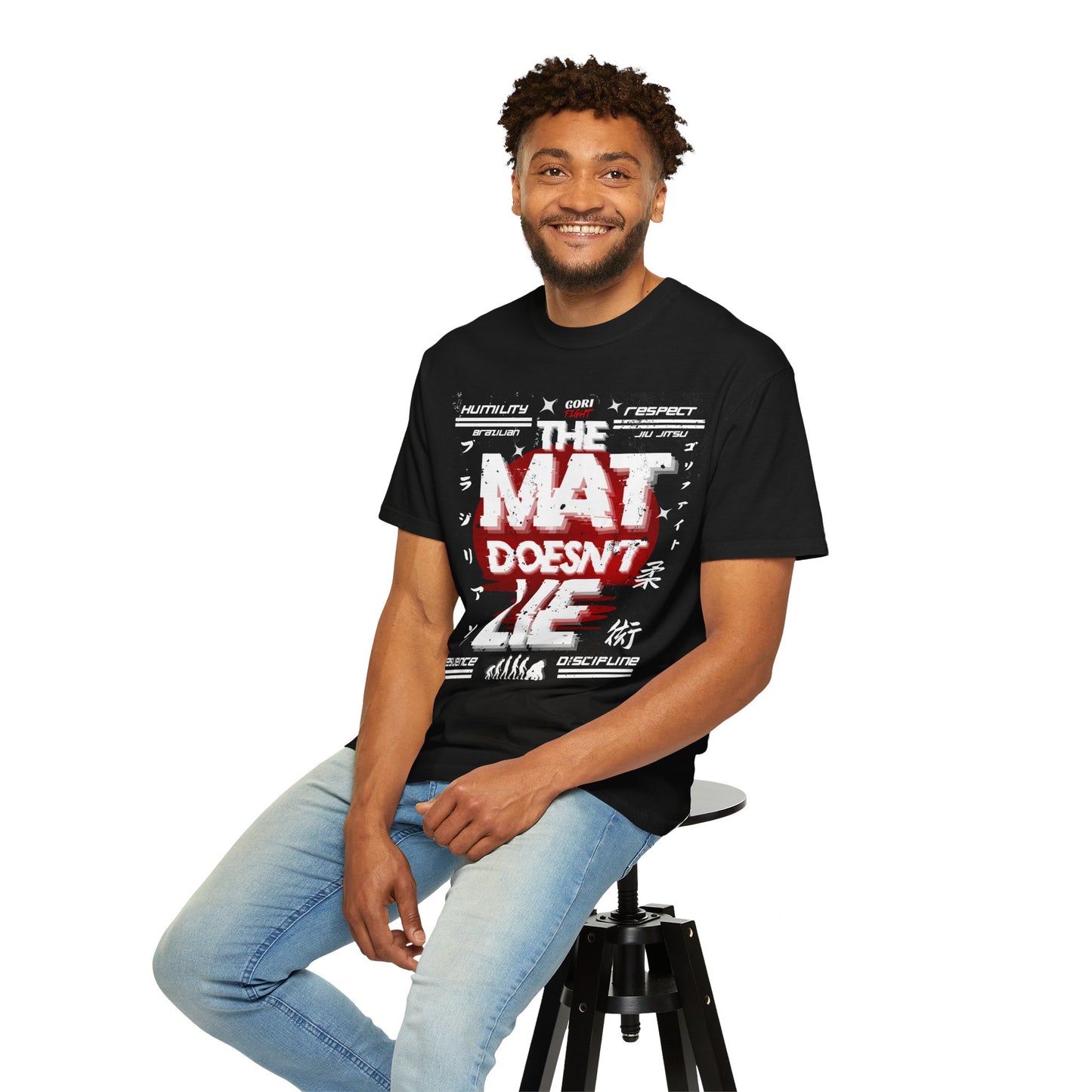 Jiu Jitsu T-Shirt - 'The Mat Doesn’t Lie'