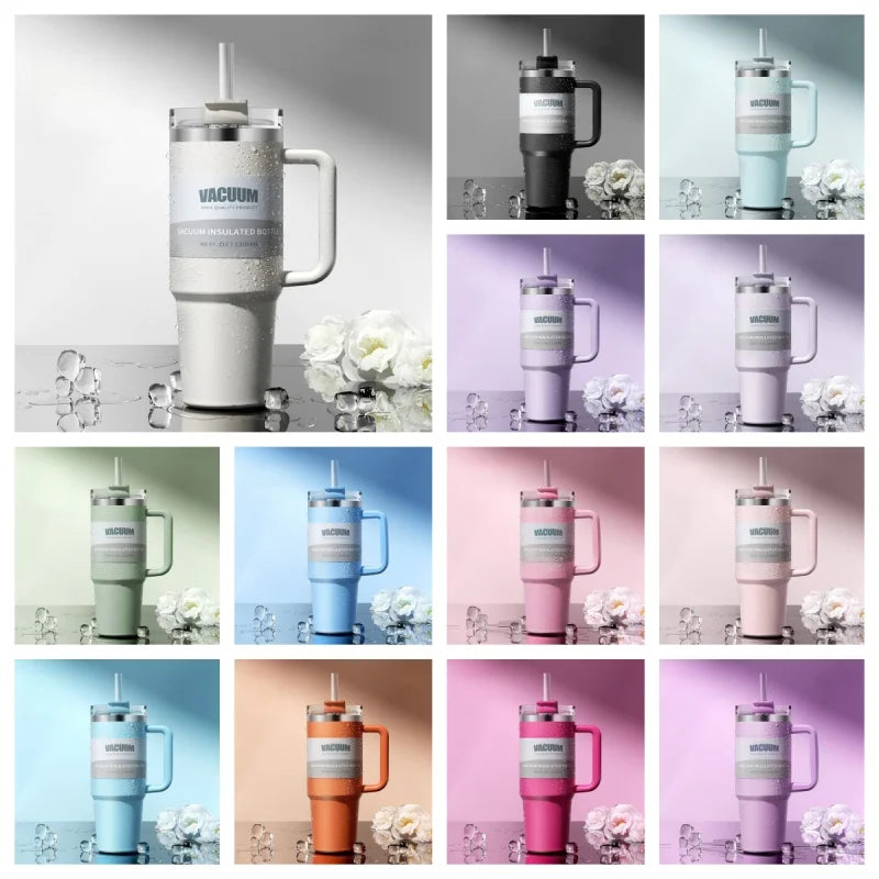 Double-layer  Cold drink travel cup coffee cup