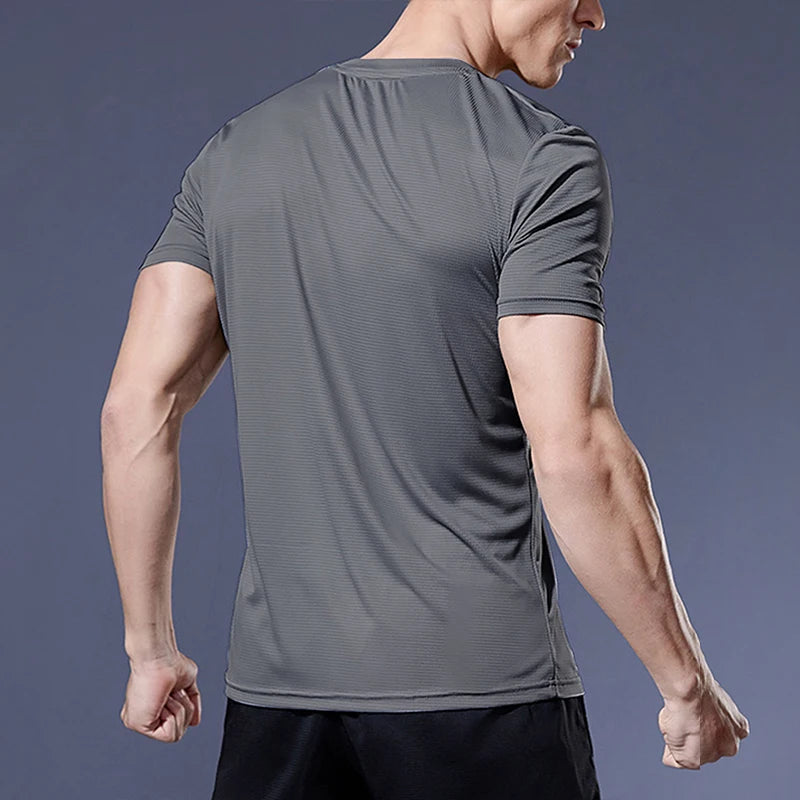 Sportswear Mens T-Shirts Fitness Gym