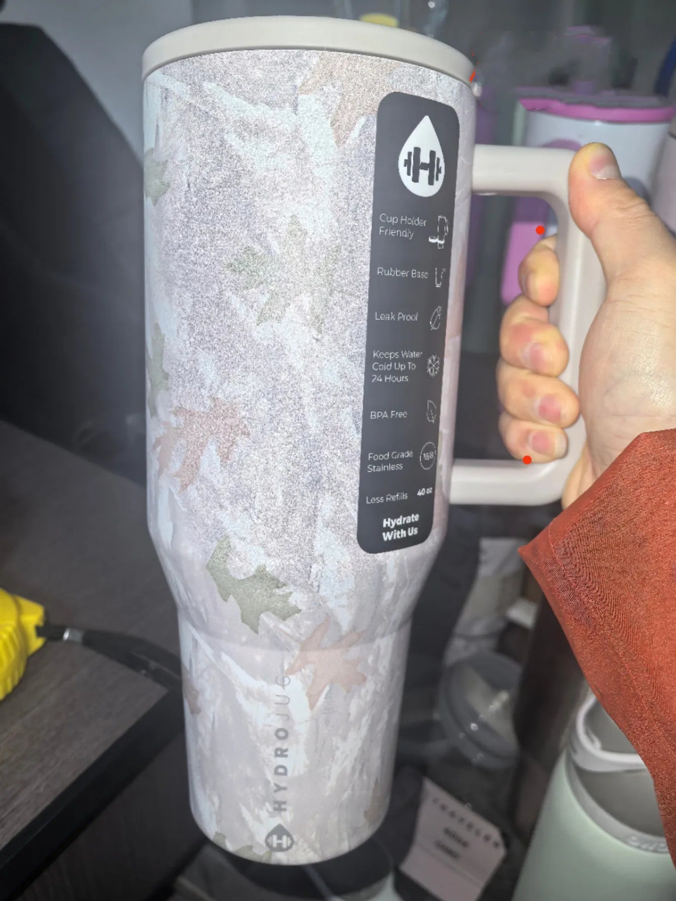 HydroJug Tumbler Car Mug