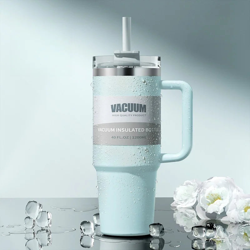 Double-layer  Cold drink travel cup coffee cup