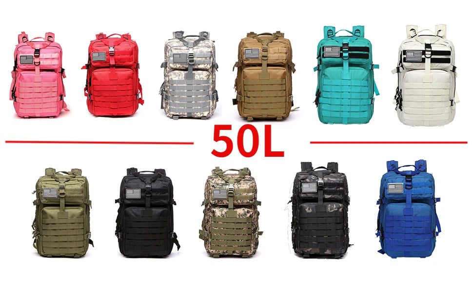 Backpack  Tactical Sports 25L/50L