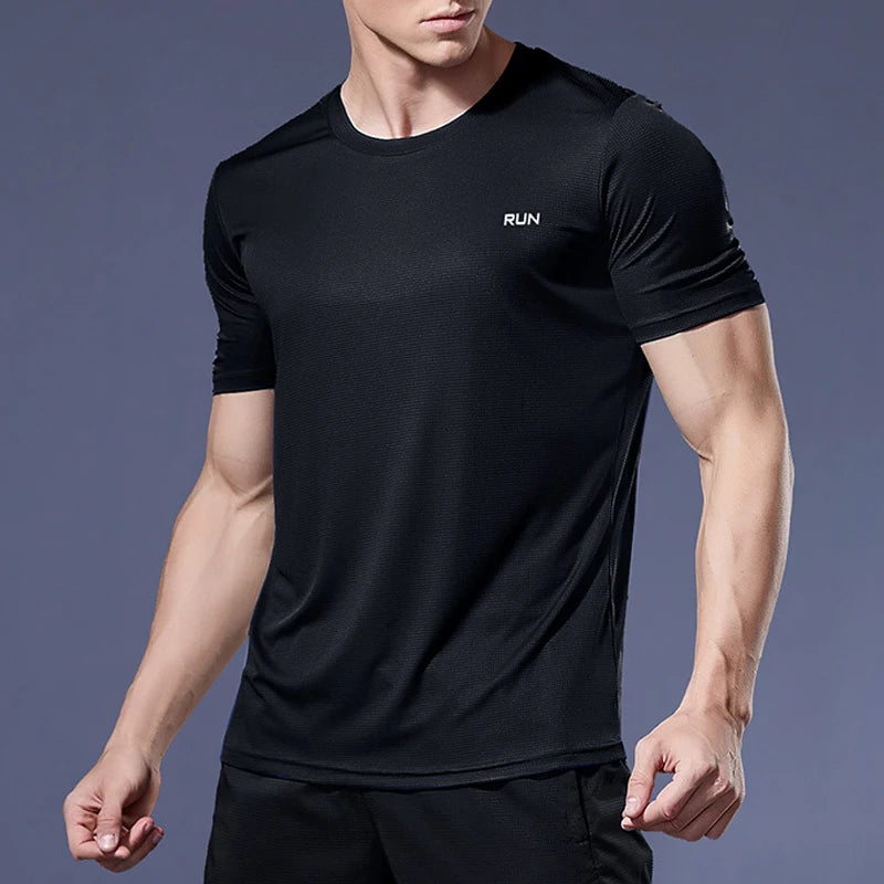 Sportswear Mens T-Shirts Fitness Gym