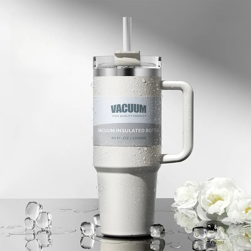 Double-layer  Cold drink travel cup coffee cup