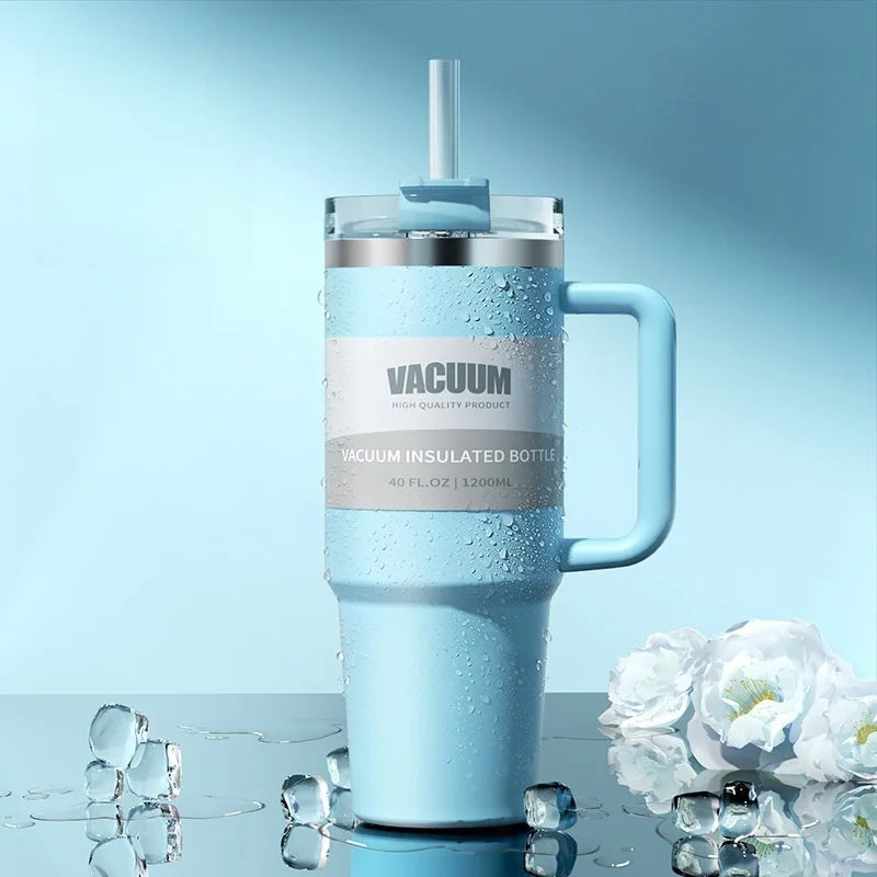 Double-layer  Cold drink travel cup coffee cup